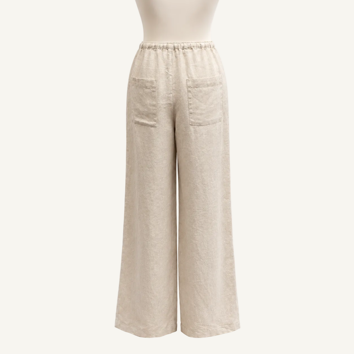The Sunset Harbor Linen Pants, women's wide-leg European linen pants by HELINN