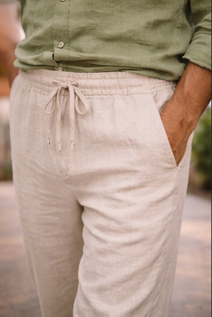 Sunset Harbor Linen Pants