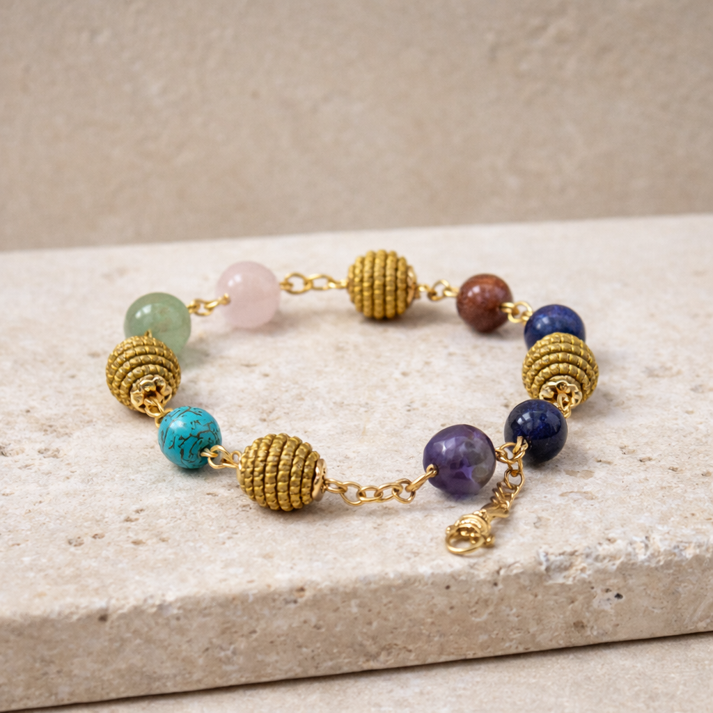 Golden Aura Terra Elements Bracelet