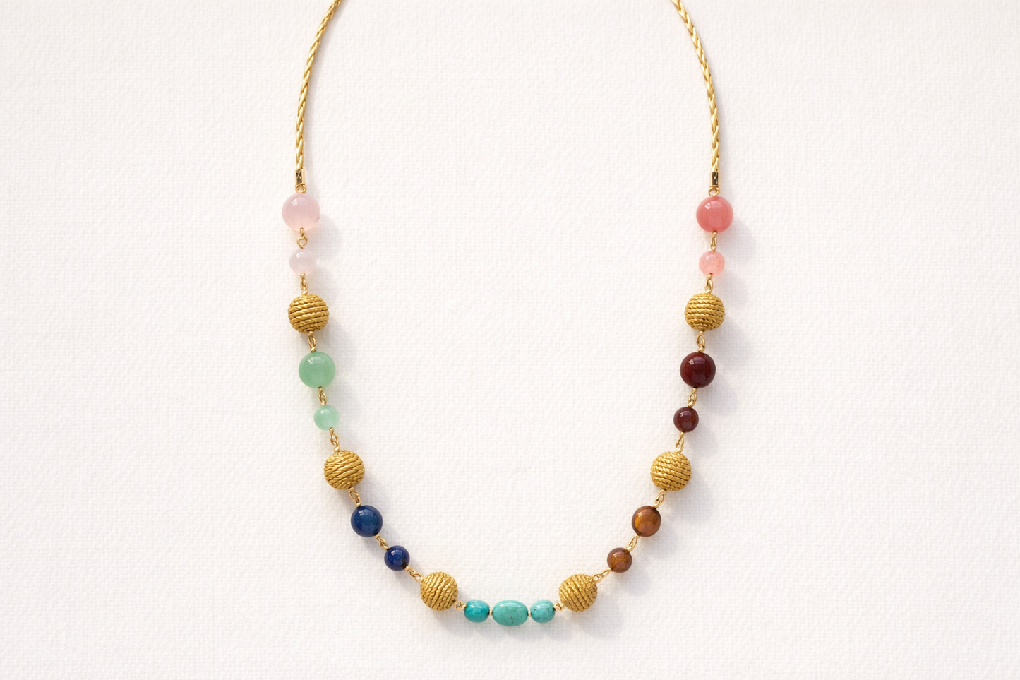 Golden Aura Terra Elements Necklace