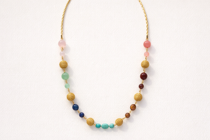 Golden Aura Terra Elements Necklace