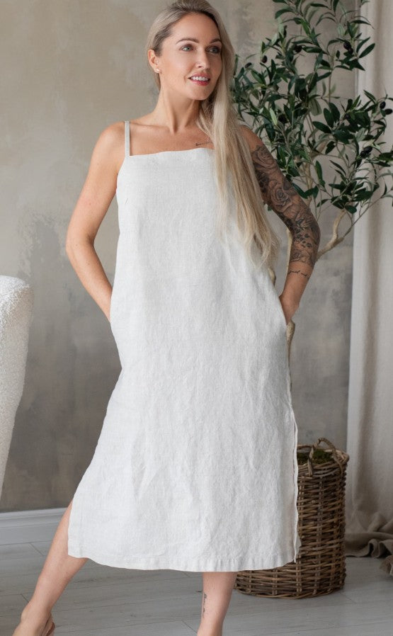 Capri Slip Linen Dress