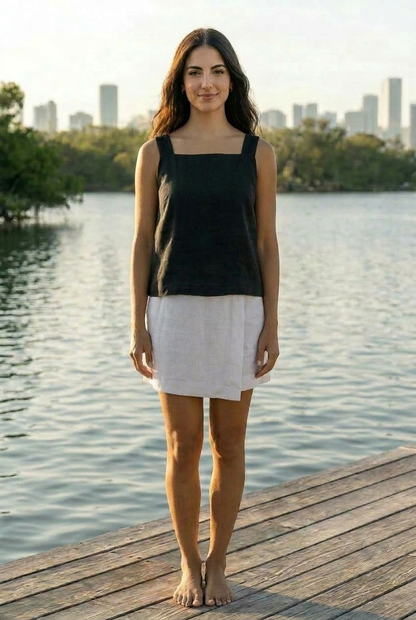 Anna Maria Linen Skort