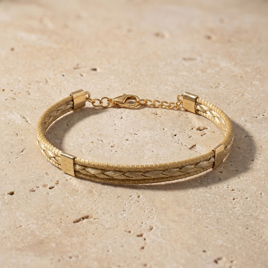 Golden Aura Duna Strand Bracelet