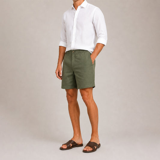 Biscayne Linen Shorts