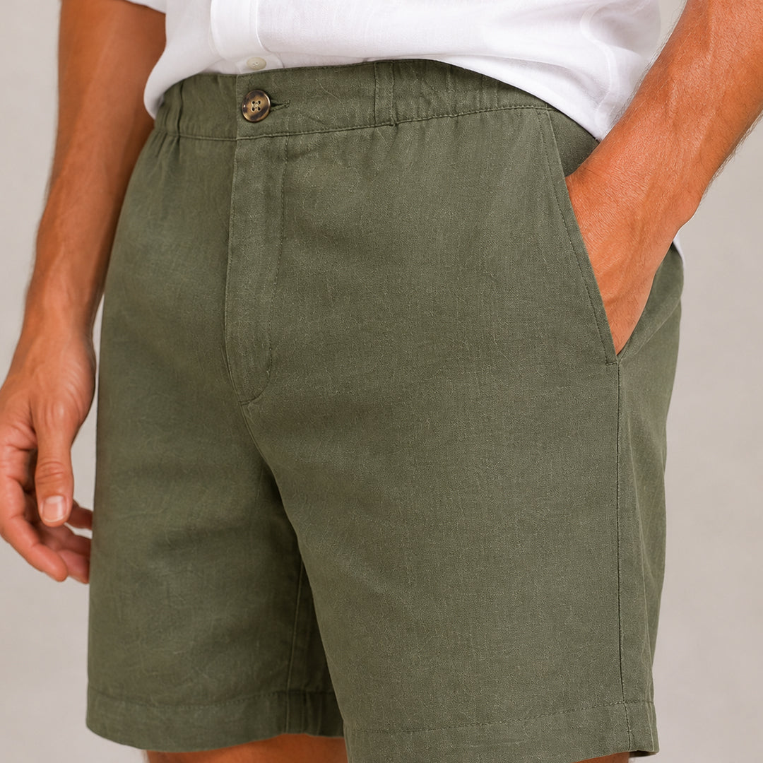Biscayne Linen Shorts