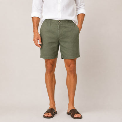 Biscayne Linen Shorts