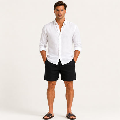 Biscayne Linen Shorts