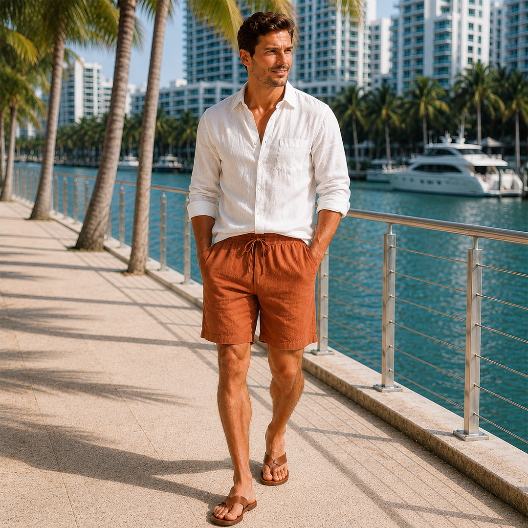 Siesta Key Linen Shorts