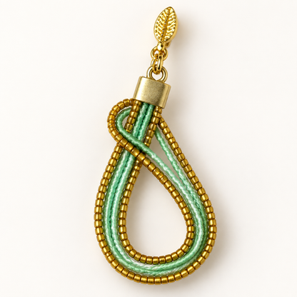 Vida Gota Verde Earrings