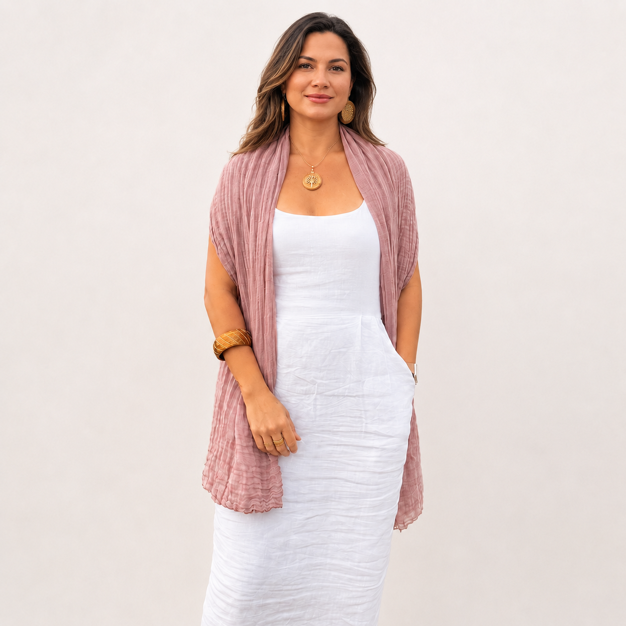 Vizcaya Linen Scarf