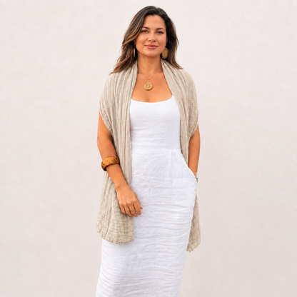 Vizcaya Linen Scarf