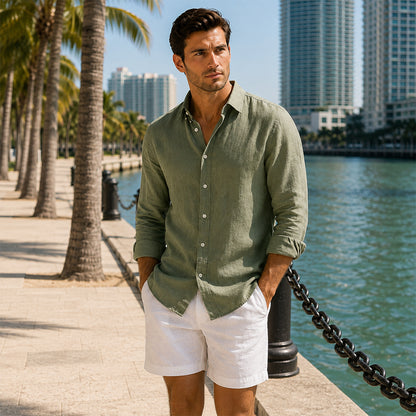 Wynwood Long Sleeve Linen Shirt