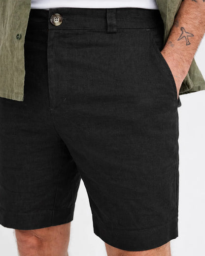 The Wynwood Man — Wynwood Linen Shirt + Biscayne Linen Shorts
