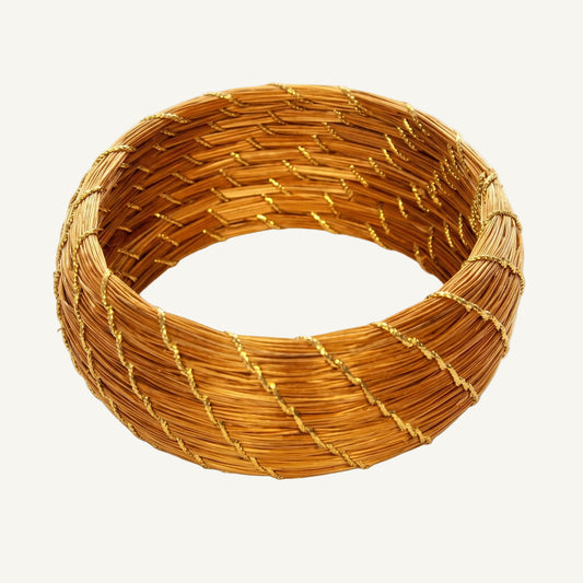 Origem Natural handcrafted Golden Grass bracelet by HELINN