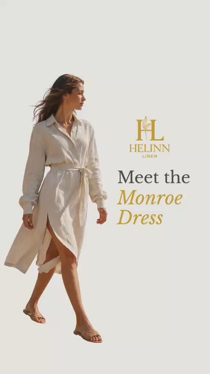 Monroe Linen Shirt Dress