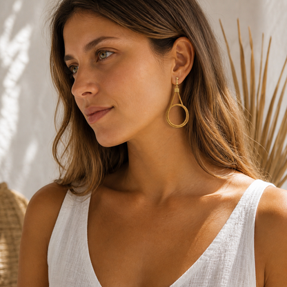 Raiz Circular Earrings
