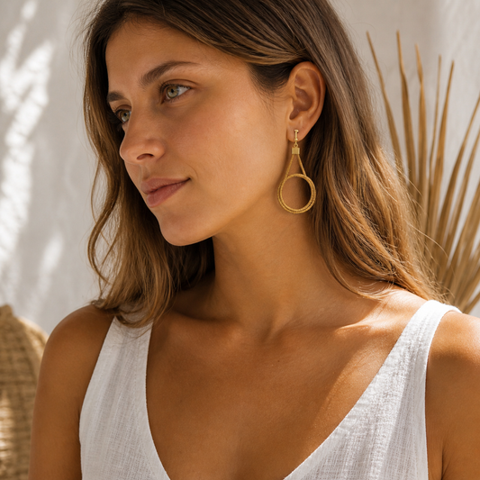 Raiz Circular Earrings