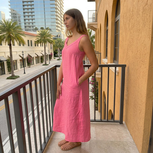 South Beach Linen Dress